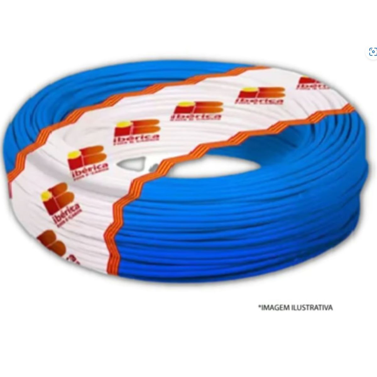 Cabo Flexível 2,5mm Azul Rolo 100 Metros Ibérica, marca Ibérica - Foto Principal