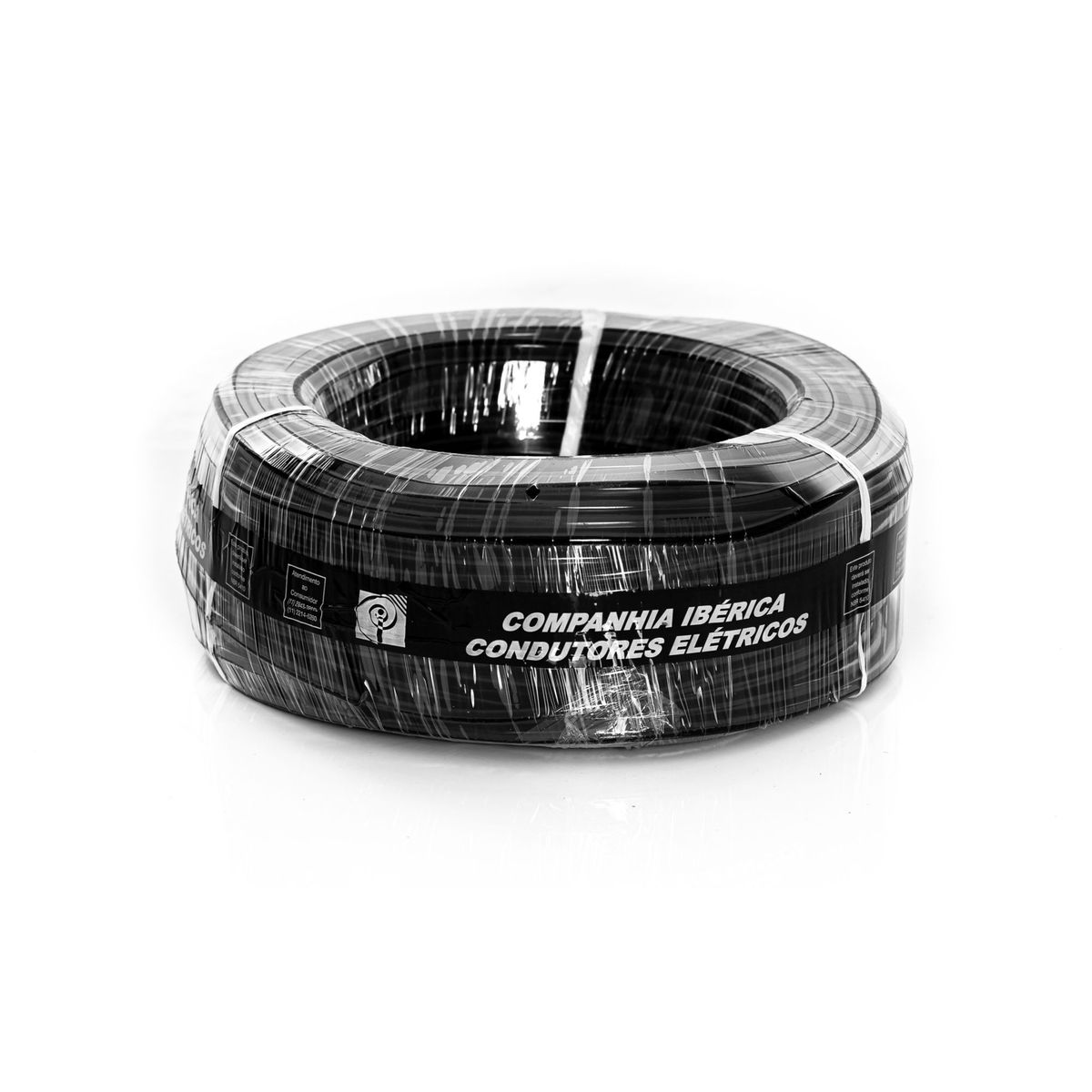 Cabo Pp 2X2,5mm2 Preto Rolo 100M, marca Ibérica - Foto Principal