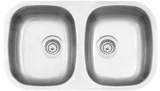 Cuba Dupla Retangular Vertical 77x45cm Ac Aço Inox