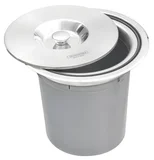 Lixeira Clean de Embutir 5l Aço Inox