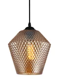 Pendente Âmbar Metric 1 Lâmpada E27 Autovolt