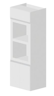 Coluna Dupla Montreal com 2 Nichos 70cm Branco Bonatto