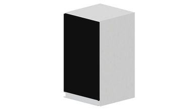 Armrio Simples Montreal Esquerdo 60cm Preto Bonatto