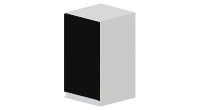 Armrio Simples Montreal Direito 40cm Preto Bonatto