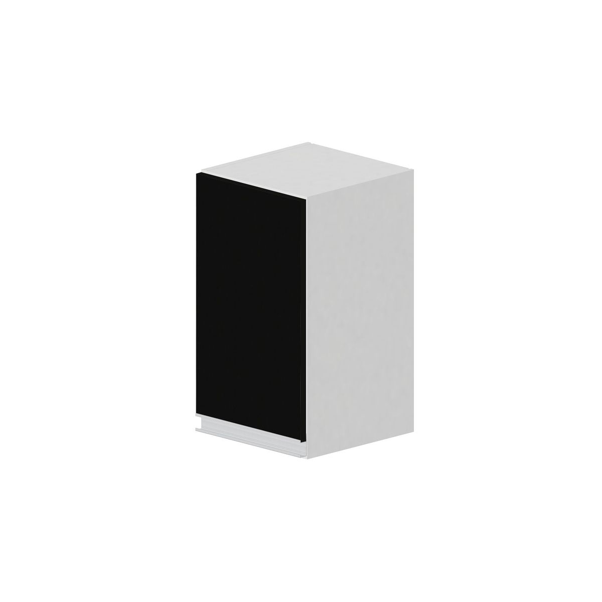 Armário Simples Montreal Esquerdo 40cm Preto Bonatto, marca Bonatto - Foto Principal