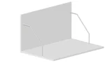Armário Microondas Montreal 70cm Branco