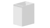 Balcão Montreal Simples Esquerdo 40cm Branco Bonatto