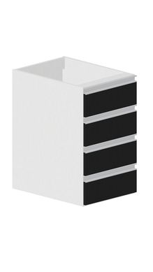 Balco Montreal Gaveteiro 40cm Preto Bonatto