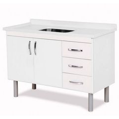Gabinete para Cozinha Toquio 116cm Branco Rorato