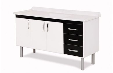 Gabinete Cozinha Toquio 144,2cm Preto