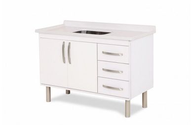 Gabinete Cozinha Munique 116,2cm Branco