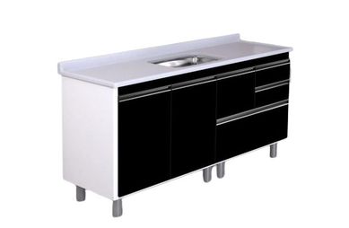 Gabinete Cozinha Madeira Coliseu 200 Preto