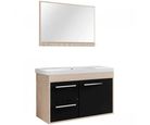 Gabinete para Banheiro com Espelho Procion 60cm Berlin/preto Cerocha