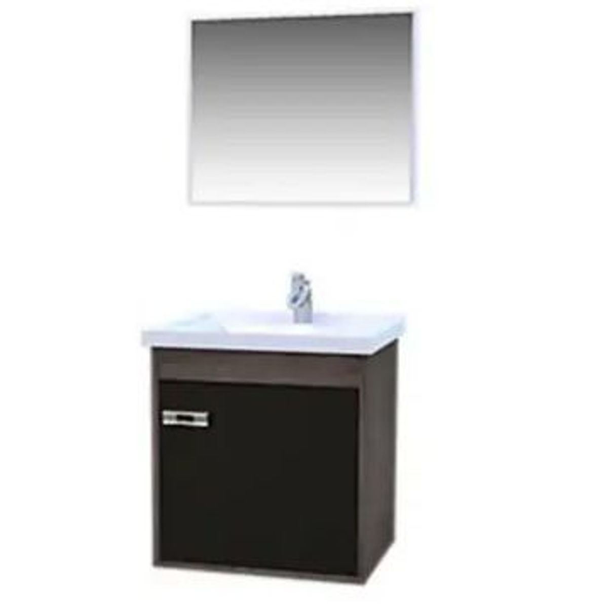 Gabinete para Banheiro com Espelho Spica 40cm Preto Cerocha, marca Cerocha - Foto Principal