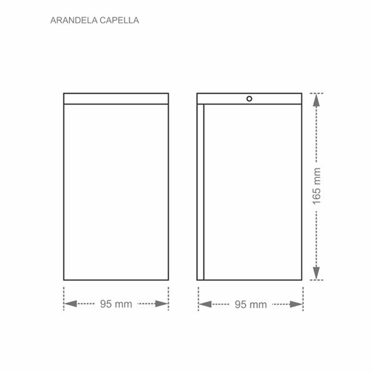 Arandela Capella I0V G9 Bivolt Preto Fosco, marca Taschibra - Foto 2
