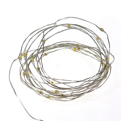 Cordo Luminoso LED Arame Esttico  Pilha 