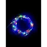Cordão Luminoso LED Arame Estático Luz Colorida à Pilha Taschibra