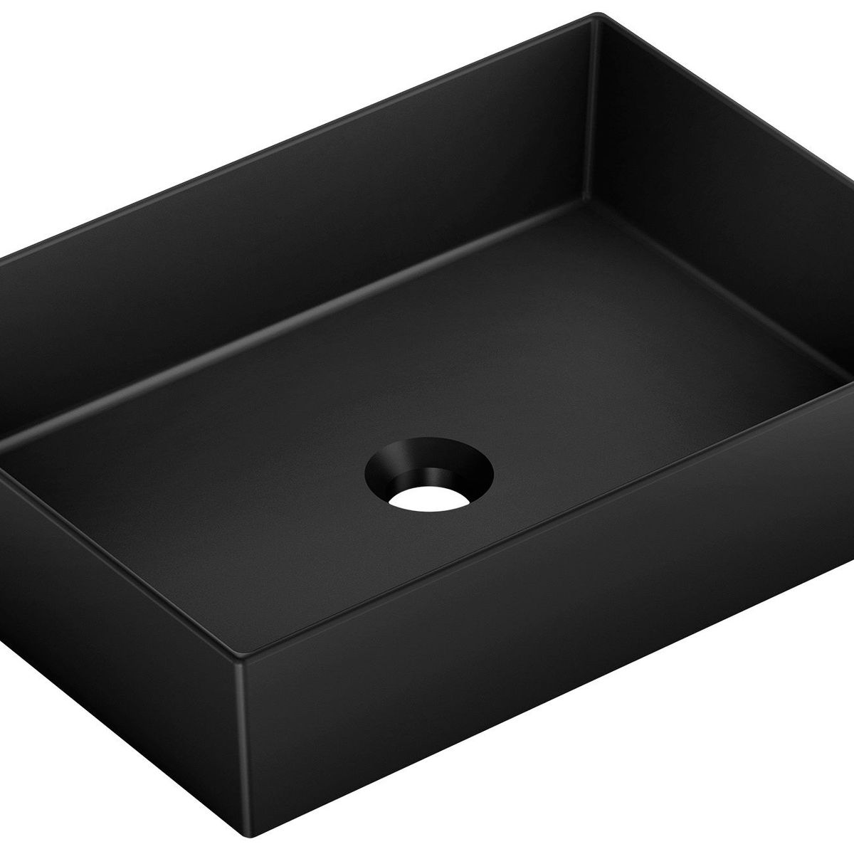 Cuba de Apoio Retangular Preta 51x36cm Platinium P7 Roca, marca Incepa - Foto Principal