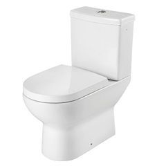 Kit Bacia com Caixa Acoplada Vesvio e Itens de Instalao 85x47x43cm Branco