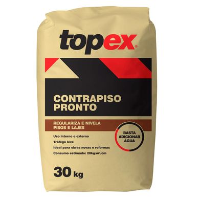 Contrapiso Pronto 30kg Cinza