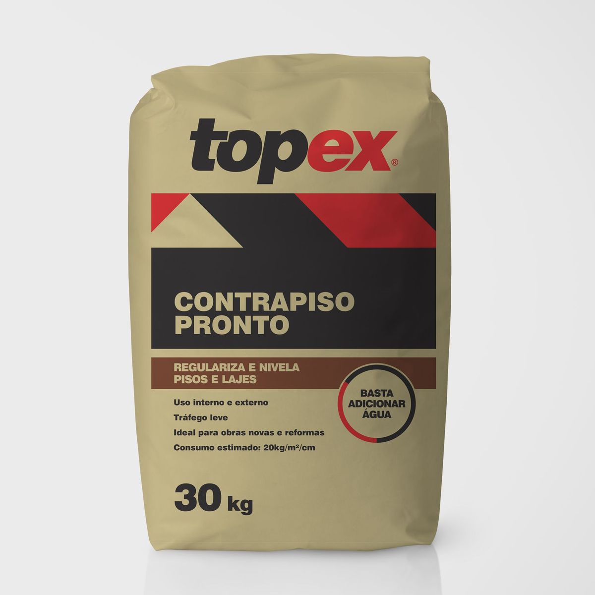 Contrapiso Pronto 30kg Cinza, marca Topex - Foto 2