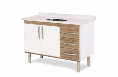 Gabinete para Cozinha Munique 116,2cm Nogal