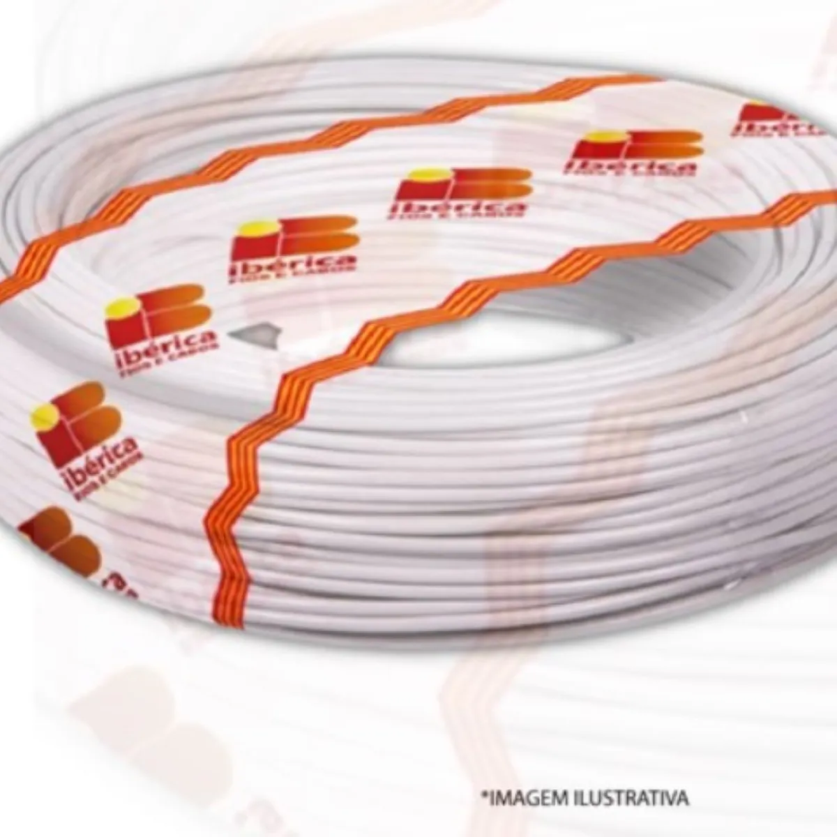 Cabo Flexível 1,5mm2 Branco Rolo 25M, marca Ibérica - Foto Principal