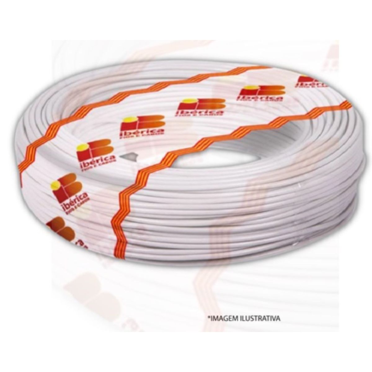 Cabo Flexível 6mm2 Branco Rolo 25M, marca Ibérica - Foto Principal