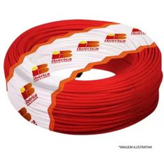 Cabo Flexível 16mm2 Vermelho Rolo 30M