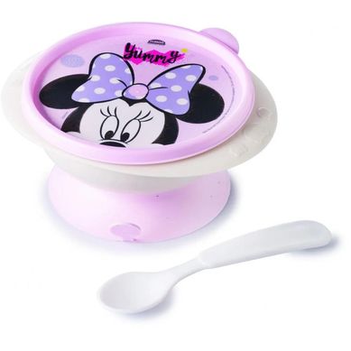 Tigela com Ventosa Minnie Baby