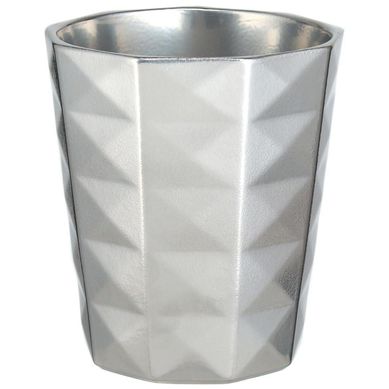 Vaso Cermico Kyoto 15cm Prata
