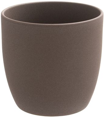 Vaso Cermico Basel 19cm Cinza