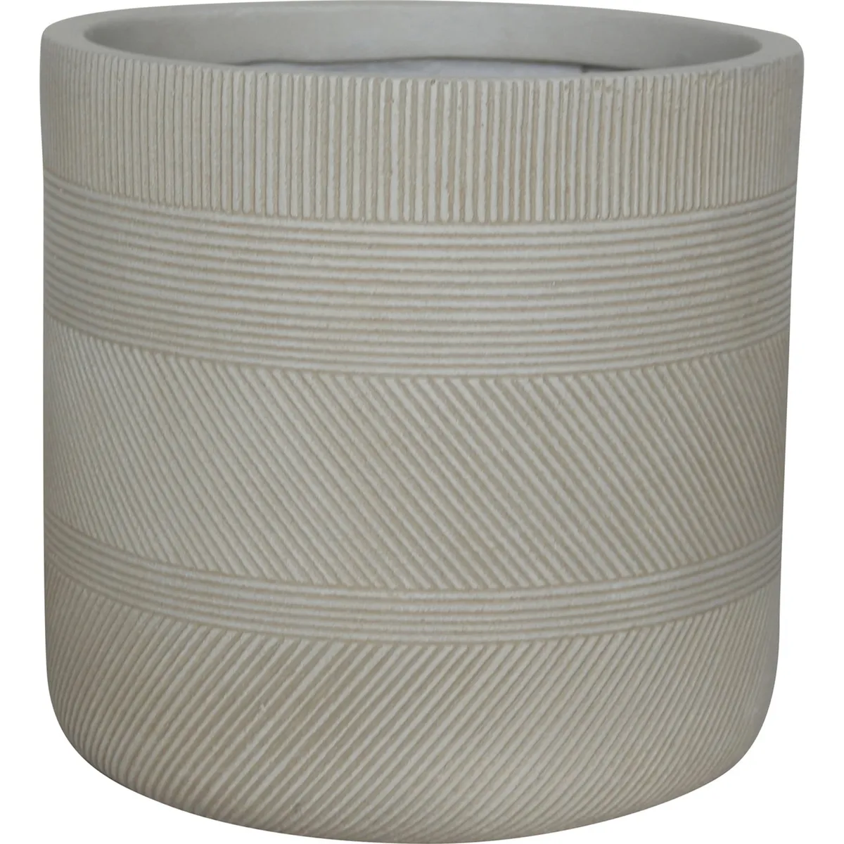 Vaso de Fibra Line Sand G Just Home Collection, marca Just Home Collection - Foto Principal
