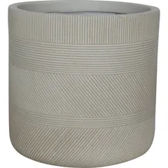 Vaso de Fibra Line Sand G Just Home Collection