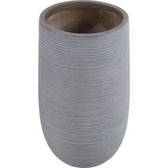Vaso de Fibra Alto Taupe Just Home Collection