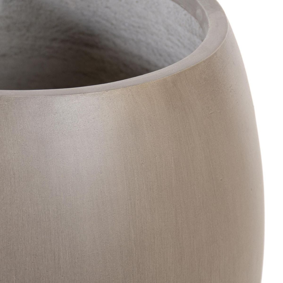 Vaso de Fibra Café com Pés Just Home Collection, marca Just Home Collection - Foto 2