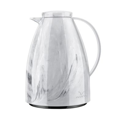Bule Viena Marble Branco Carrara 0,75l