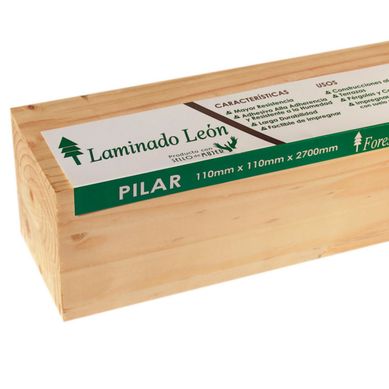 Pilar Laminado Pinus Seco Estufa