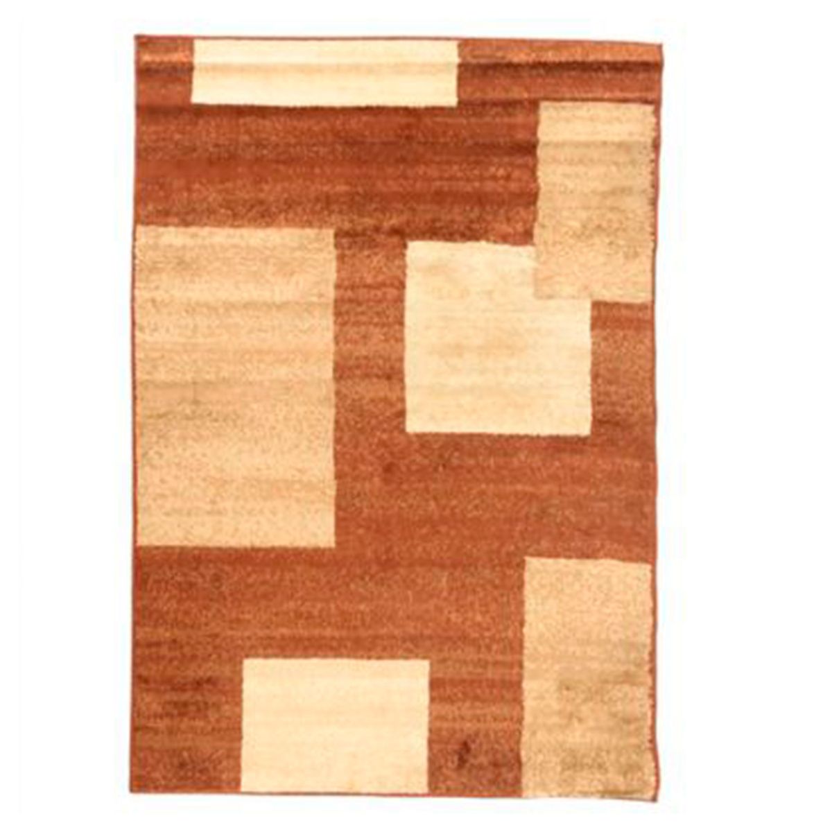 Tapete Carrera Quadros 133X190 Cafe, marca Just Home Collection - Foto Principal
