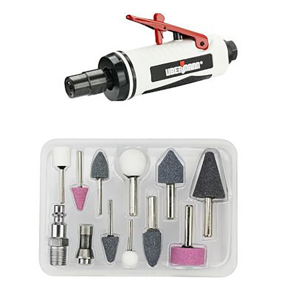 Kit Mini Retifica Pneumática 25000rpm 90 Psi, marca Ubermann - Foto Principal