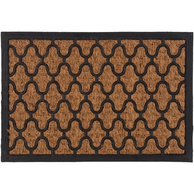 Capacho Panama Shape 40X60cm Marrom e Preto