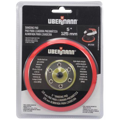 Suporte para Pad 5Pg Lixadeira Pneumtica Ubermann