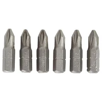 Conjunto 6 Pontas 25mm Ph2 Bauker