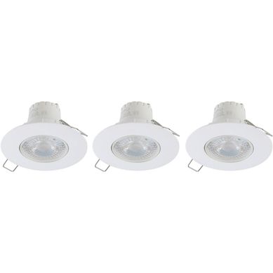 Kit 3 Spot de Embutir Redondo Branco 5,5W 3000K Dairu