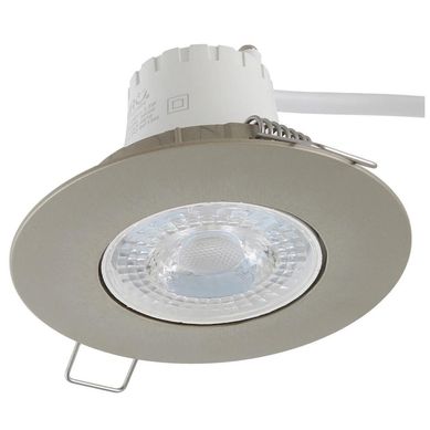 Spot de Embutir Redondo Preto 5,5W 3000K Dairu