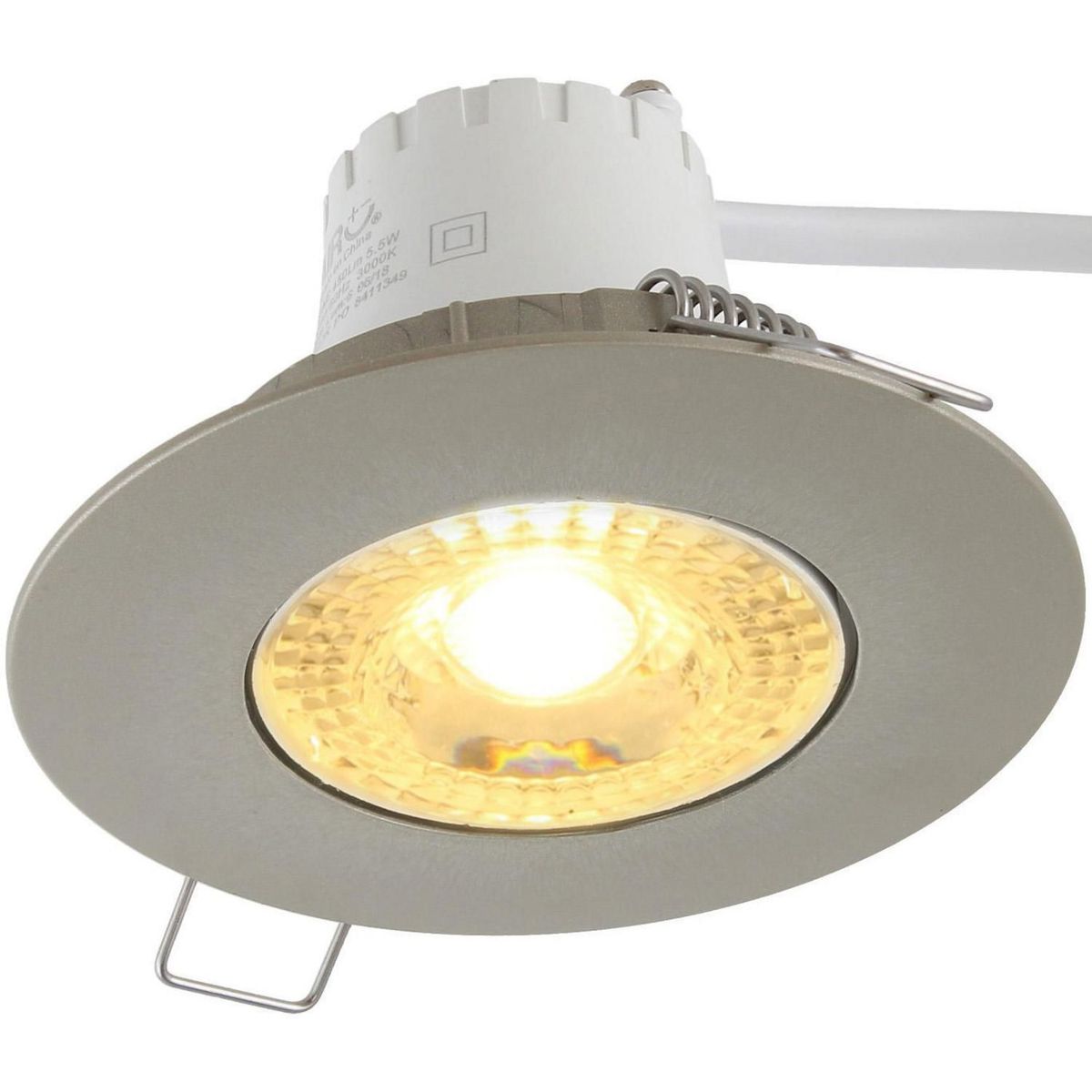 Spot de Embutir Redondo Preto 5,5W 3000K Dairu, marca Dairu - Foto 2