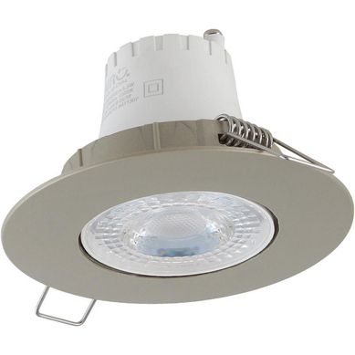 Spot de Embutir Redondo cetim niquelado 5,5W 6500K Dairu
