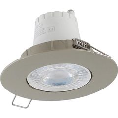 Spot de Embutir Redondo cetim niquelado 5,5W 6500K Dairu