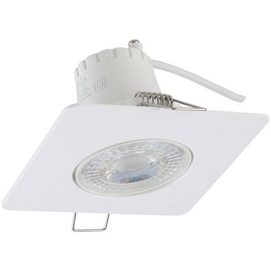 Spot de Embutir Quadrado Preto 5,5W 3000K Dairu