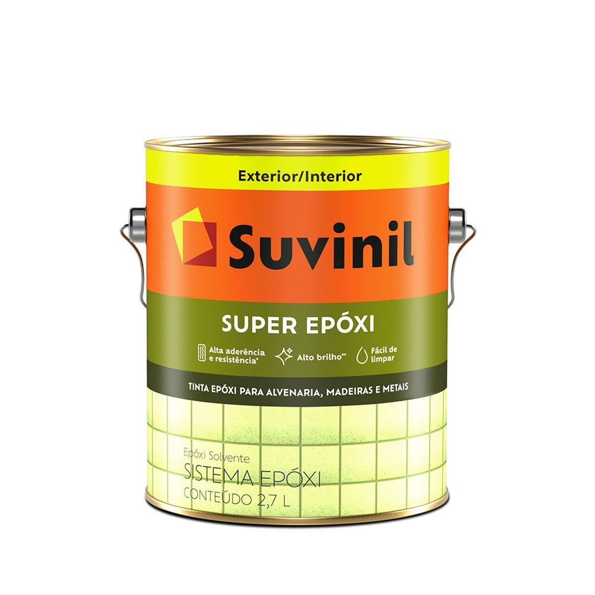 Esmalte Epóxi, Branco, 2.7L, marca Suvinil - Foto Principal